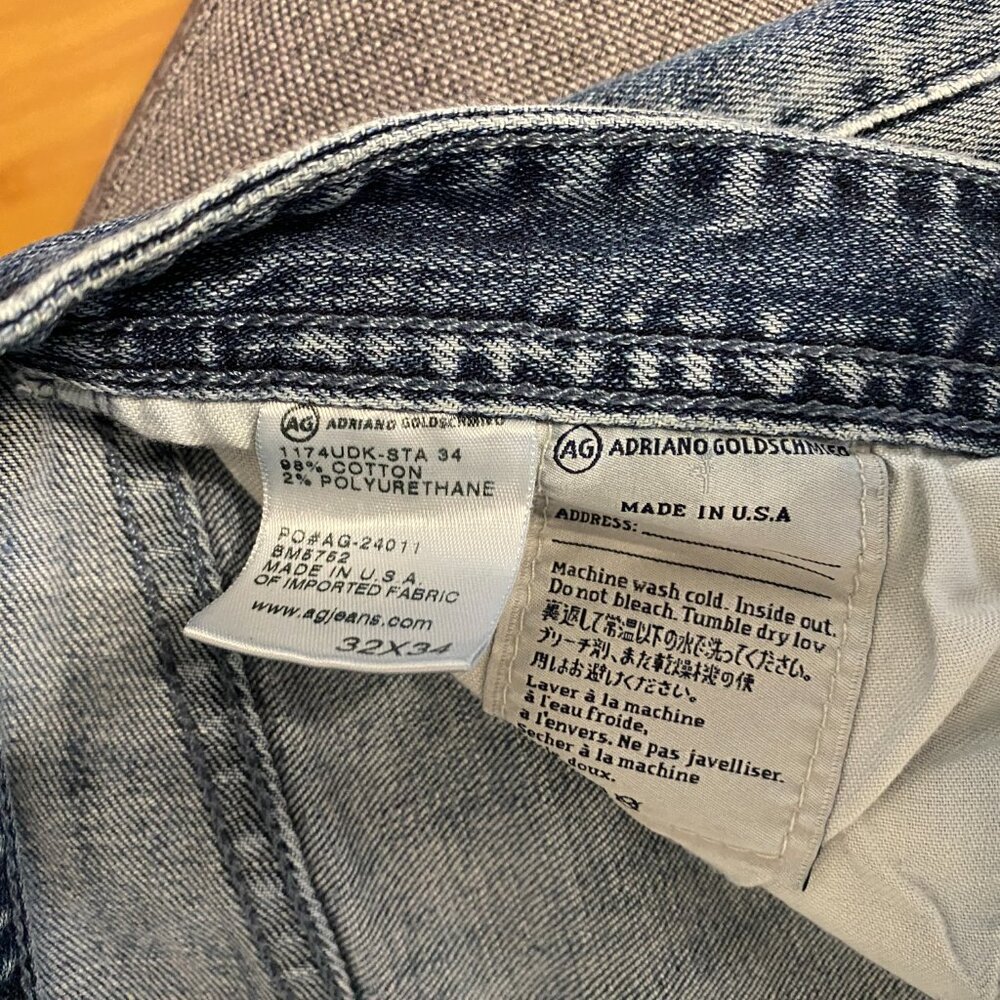 Men’s AG Goldschmied The Graduate Jeans Style 1174UDK | Size 32"x34" - Picture 4 of 5